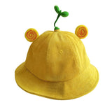 Bucket Hat with Green Sprout