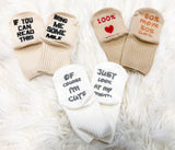 Newborn funny socks set - 3pack
