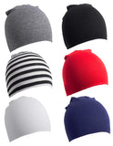 6 Pack Toddler Infant Baby Cotton Soft Cute Knit Kids Hat Beanies Cap