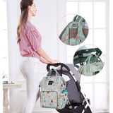 Limited Edition Large Unicorn Diaper Bag Green