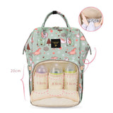 Limited Edition Large Unicorn Diaper Bag Green